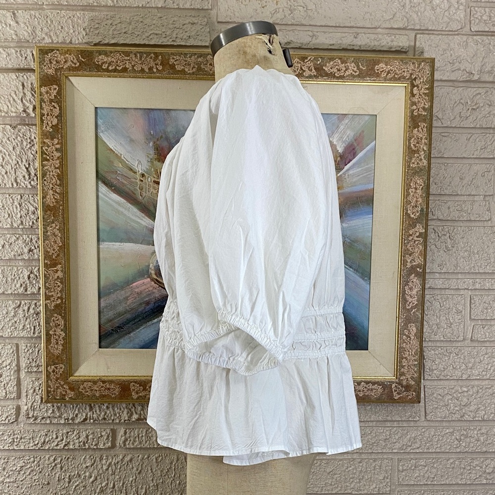 Old Navy Smocked Peplum Top - Picture 3 of 10